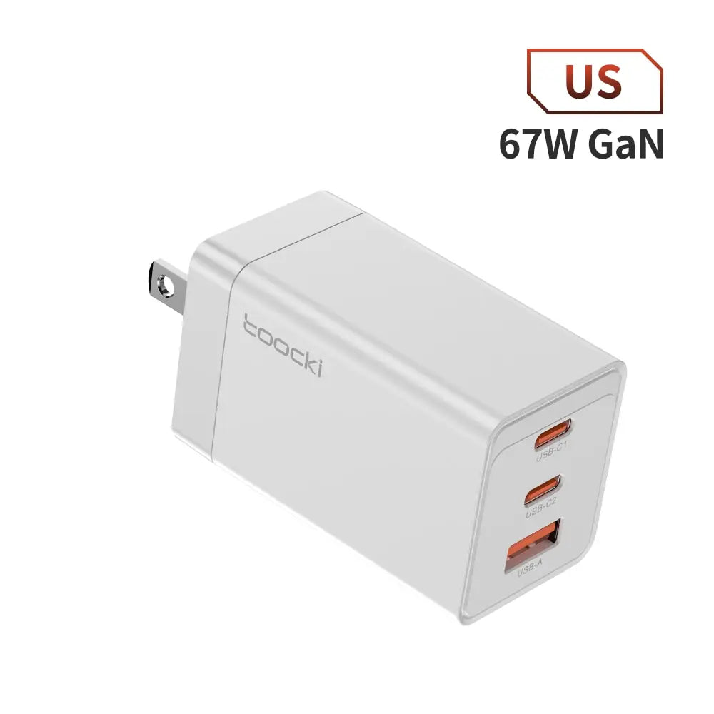 67W GAN USB C Charger – QC 4.0 & PD 3.0 Fast USB Charger for iPhone, Samsung, and MacBook