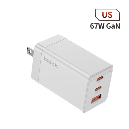 67W GAN USB C Charger – QC 4.0 & PD 3.0 Fast USB Charger for iPhone, Samsung, and MacBook