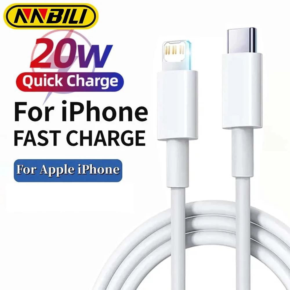 20W USB Type-C to Lightning Fast Charging Cable for iPhone 14