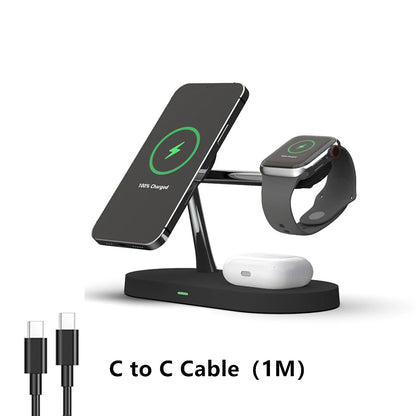 3 in 1 Wireless Magnetic Charging Station